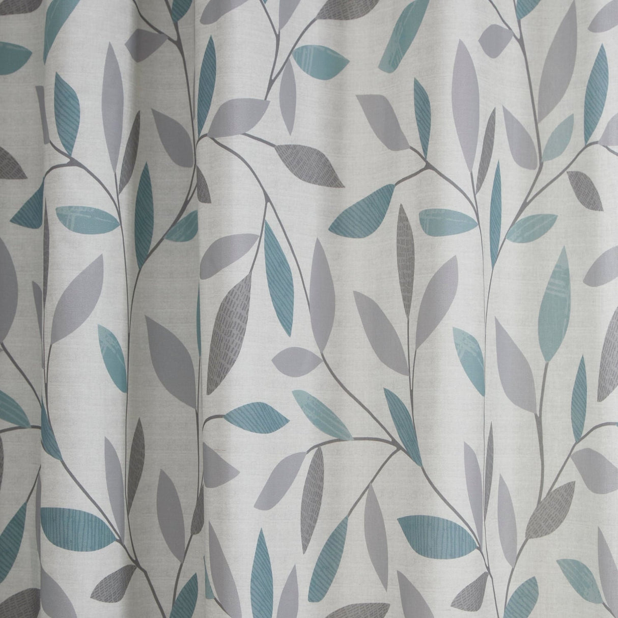 Beechwood Eyelet Curtains - Duck Egg Light Filtering Printed - Beechwood Eyelet Curtains In Duck Egg 3