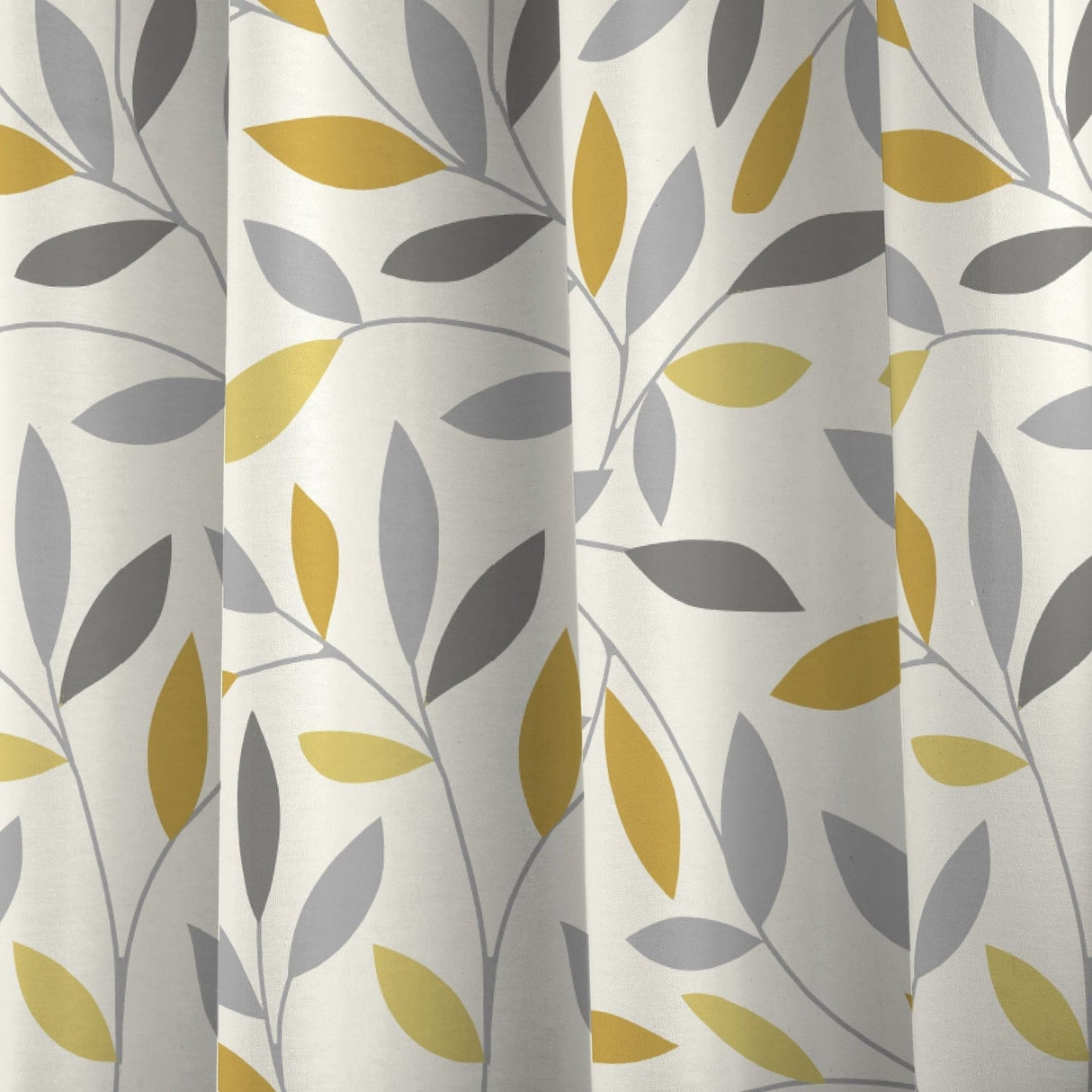 Beechwood Eyelet Curtains - Ochre Light Filtering Printed - Beechwood Eyelet Curtains In Ochre 2