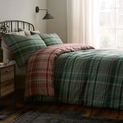 Bennet Check Cosy Flannelette Duvet Cover Set