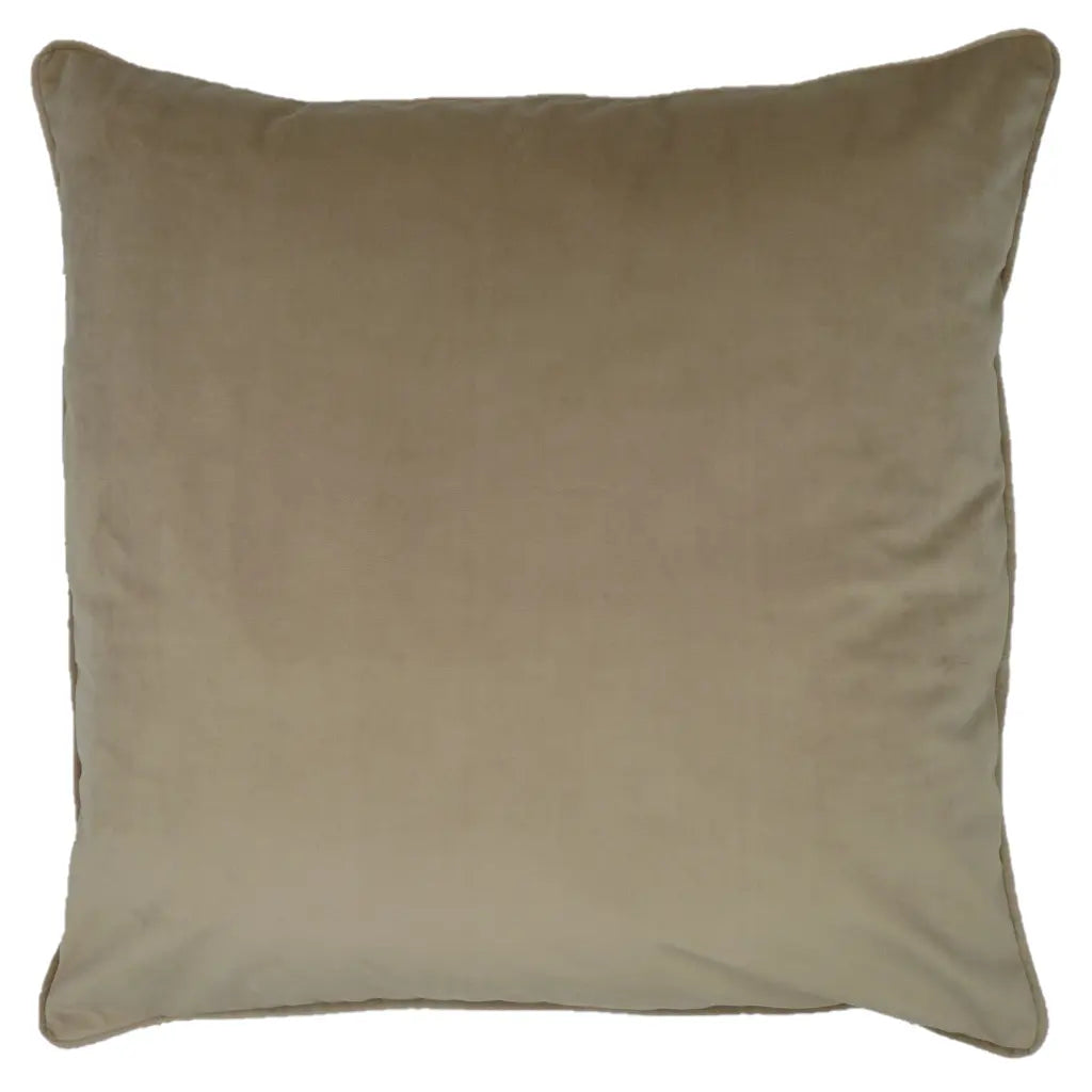Berkshire Velvet Cushion Cover and Filled Cushion 22" x 22" (55cm x 55cm) by Sundour 3