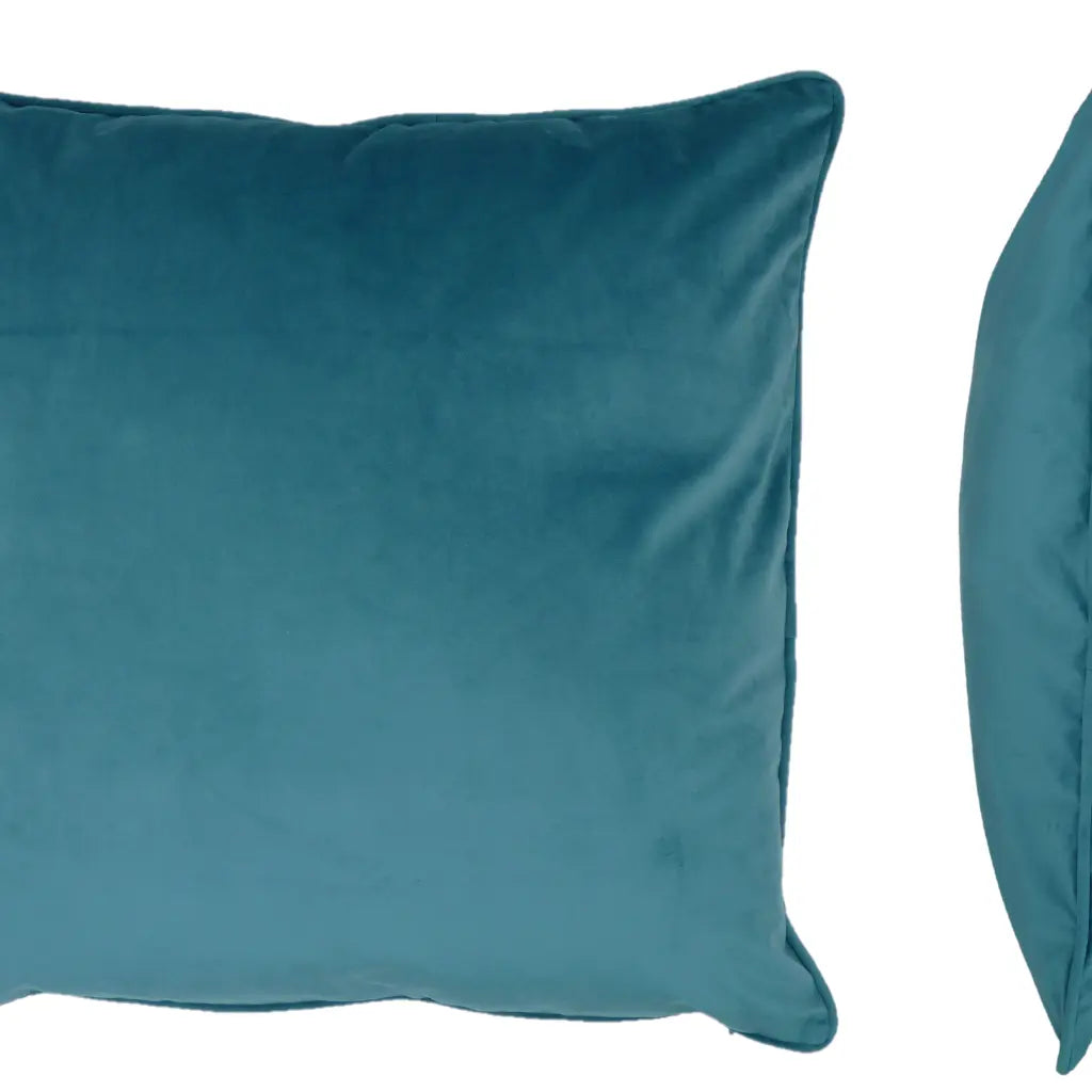 Berkshire Velvet Cushion Cover and Filled Cushion 22" x 22" (55cm x 55cm) by Sundour 31