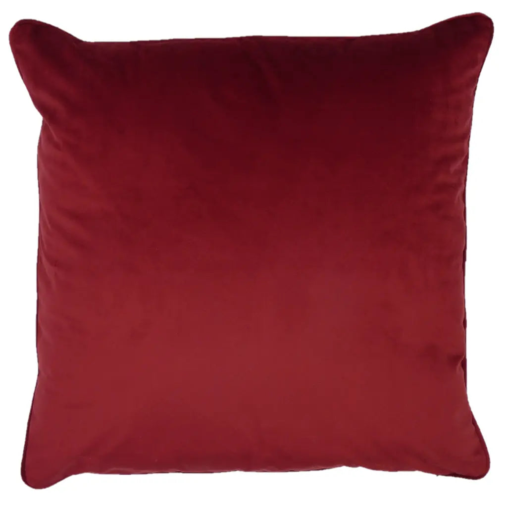 Berkshire Velvet Cushion Cover and Filled Cushion 22" x 22" (55cm x 55cm) by Sundour 36