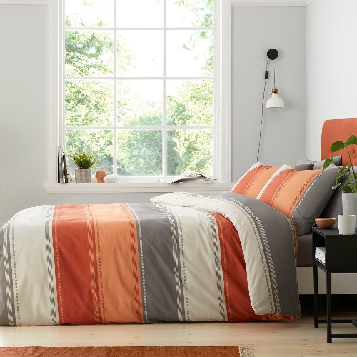 Betley Polycotton Duvet Cover Set - Spice
