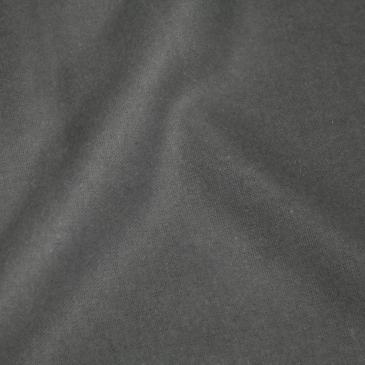 Snug Soft Brushed Cotton Flannelette Pillowcase Pair - Brushed Bedding Pair Of Housewife Pillowcases In Charcoal 50 X 75Cm 3