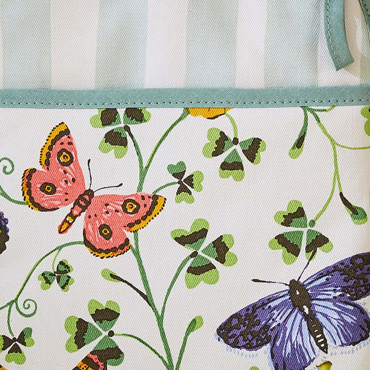 Ulster Weavers Butterfly Grove Floral Pot Mitt - Butterfly Grove Pot Mitt In Blue 4