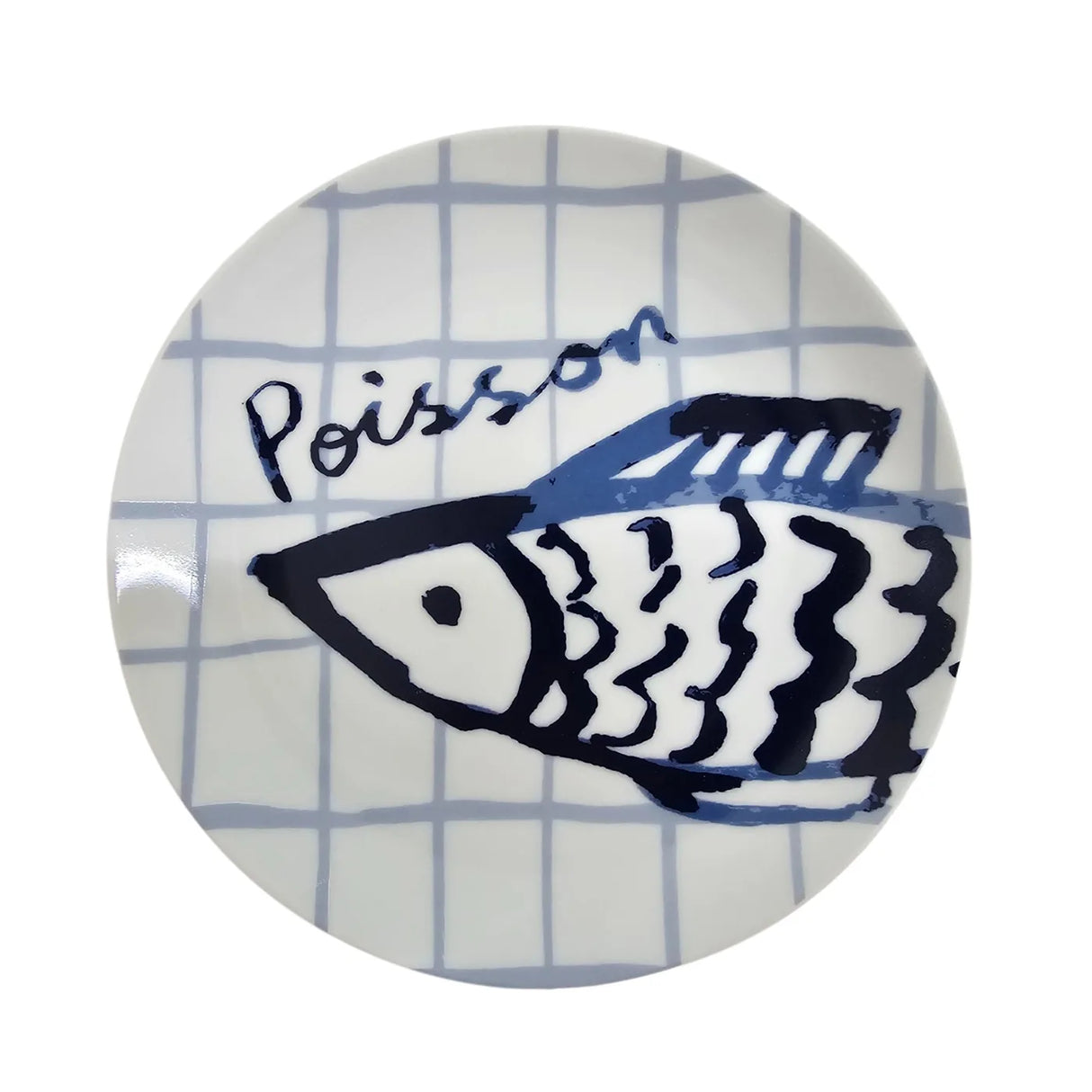 Catch of the Day Porcelain Dinner Plate in Multicolour