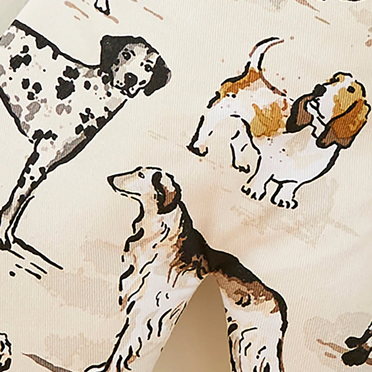 Country Dogs Gauntlet Oven Glove in Brown