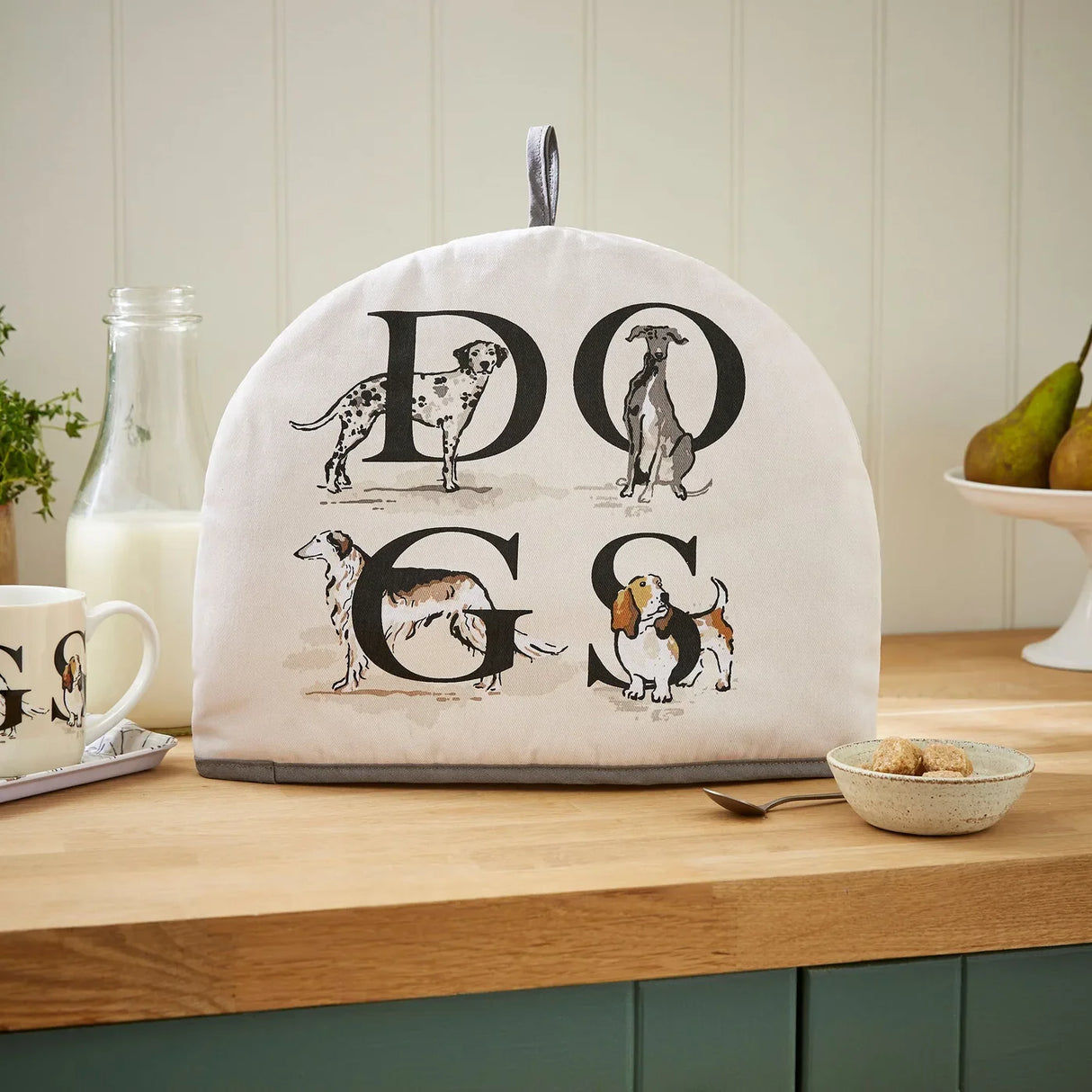 Country Dogs Tea Cosy in Brown