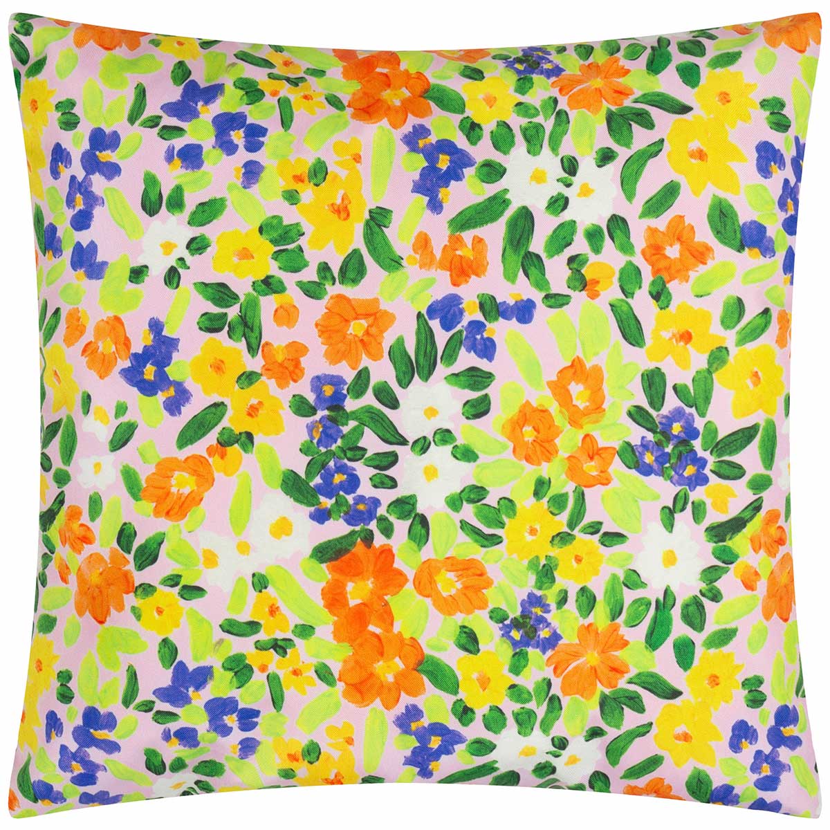 Confetti Floral Outdoor Cushion Cover / Filled Cushion 18" x 18" (45cm x 45cm) by Wylder Nature 3