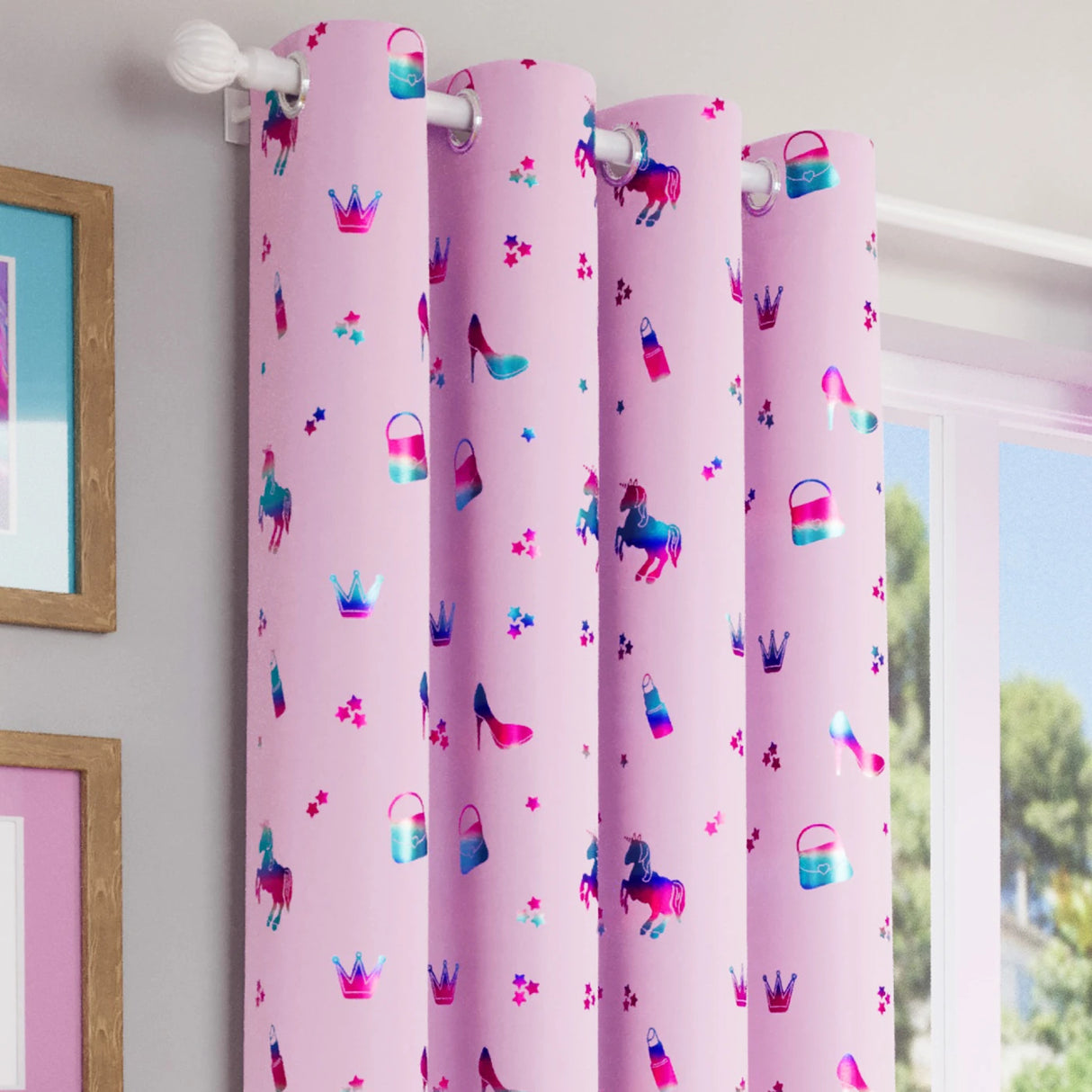 Charm Lined Eyelet Curtains by Enhanced Living