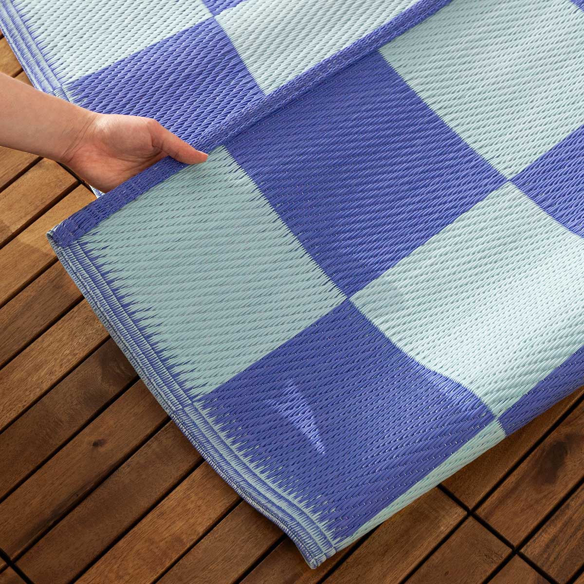 Checkerboard Outdoor Rug 120cm x 180cm by furn.