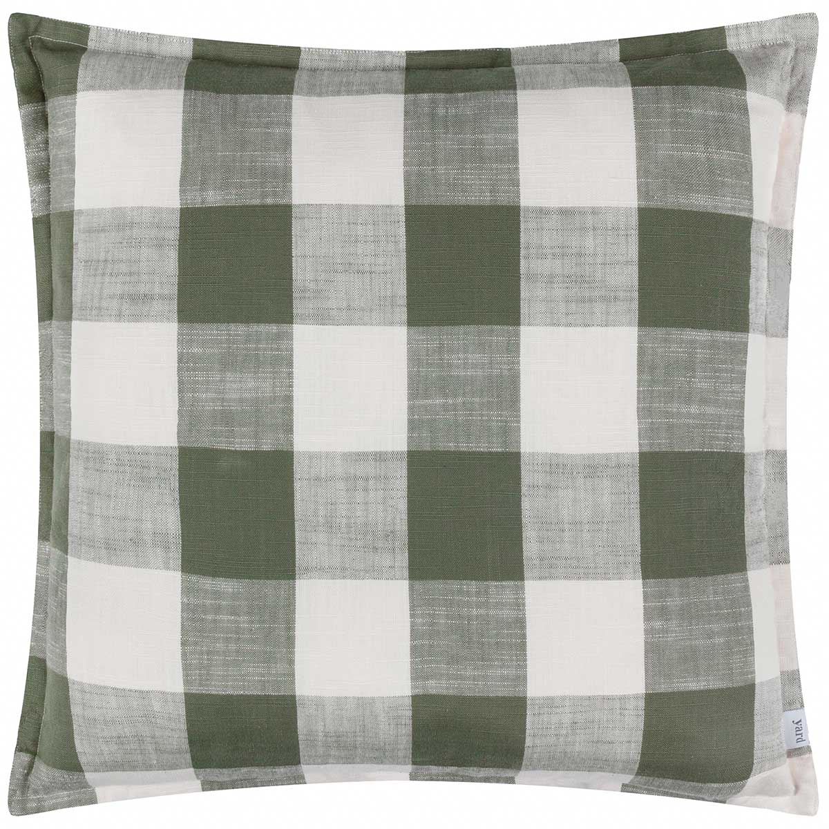 Chesil Check Outdoor Cushion Cover / Filled Cushion 20" x 20" (50cm x 50cm) by Yard 9