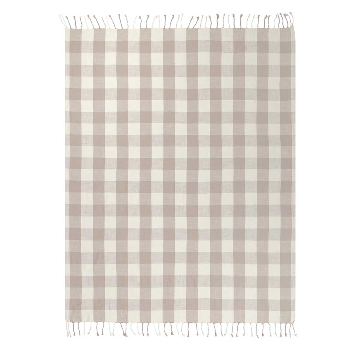 Chesil Check Throw Blanket 130cm x 170cm by Yard
