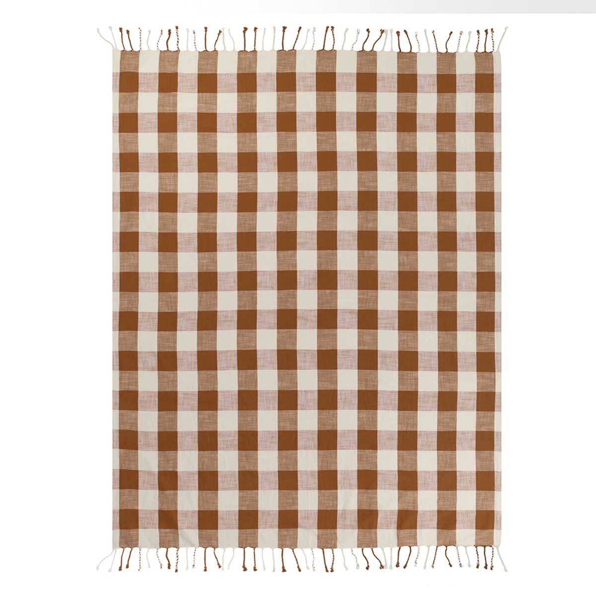 Chesil Check Throw Blanket 130cm x 170cm by Yard