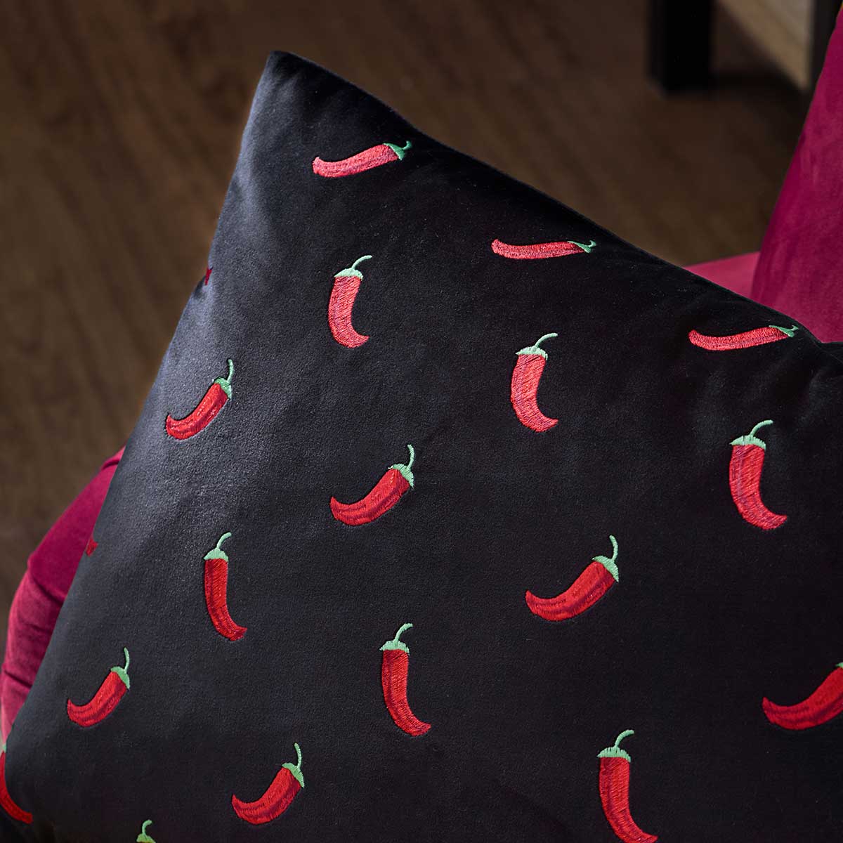 Chillies Cushion Cover / Filled Cushion 16" x 24" (40cm x 60cm) by furn. 2