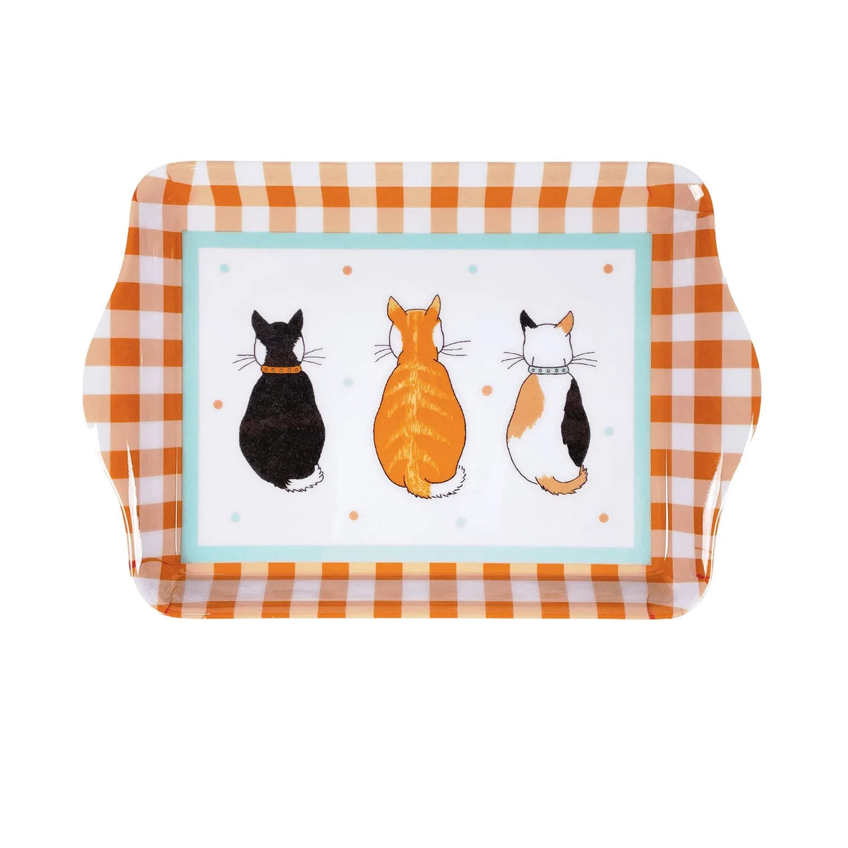 Cats In Waiting 2026 Scatter Tray in Orange