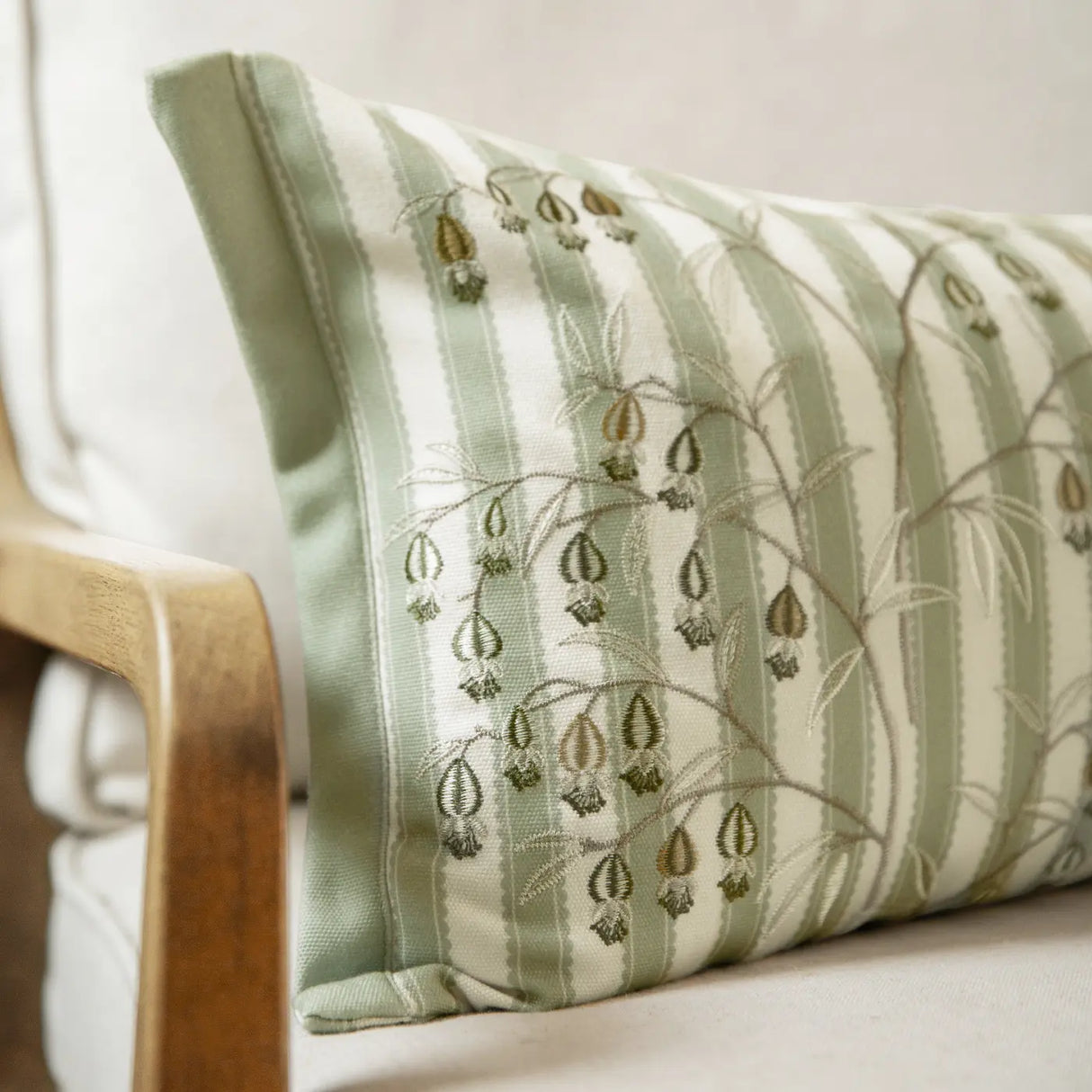 Chinese Lanterns Cushion Cover 12" x 26" by Sanderson 12