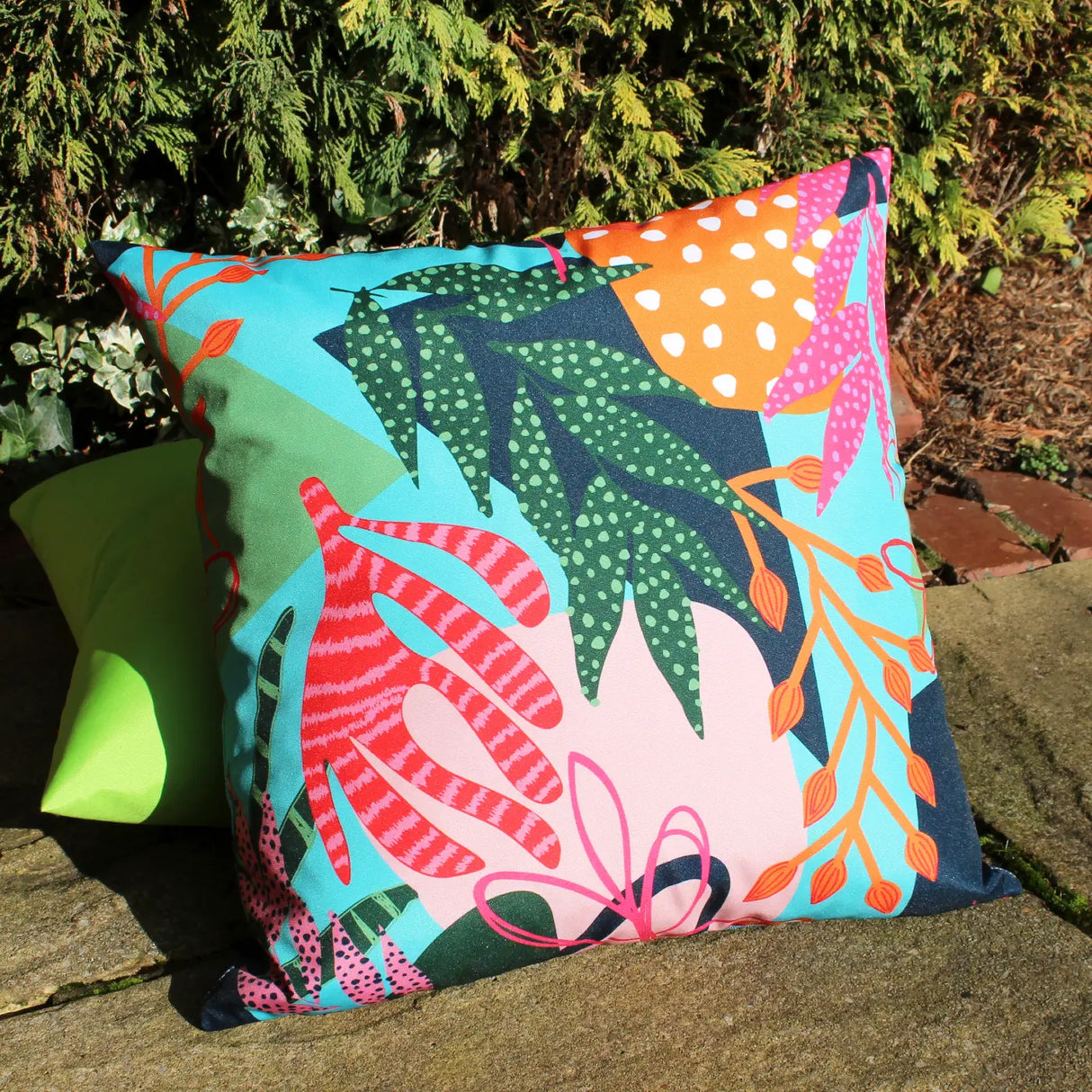 Coralina Outdoor Cushion Cover 17" x 17" by furn. 4
