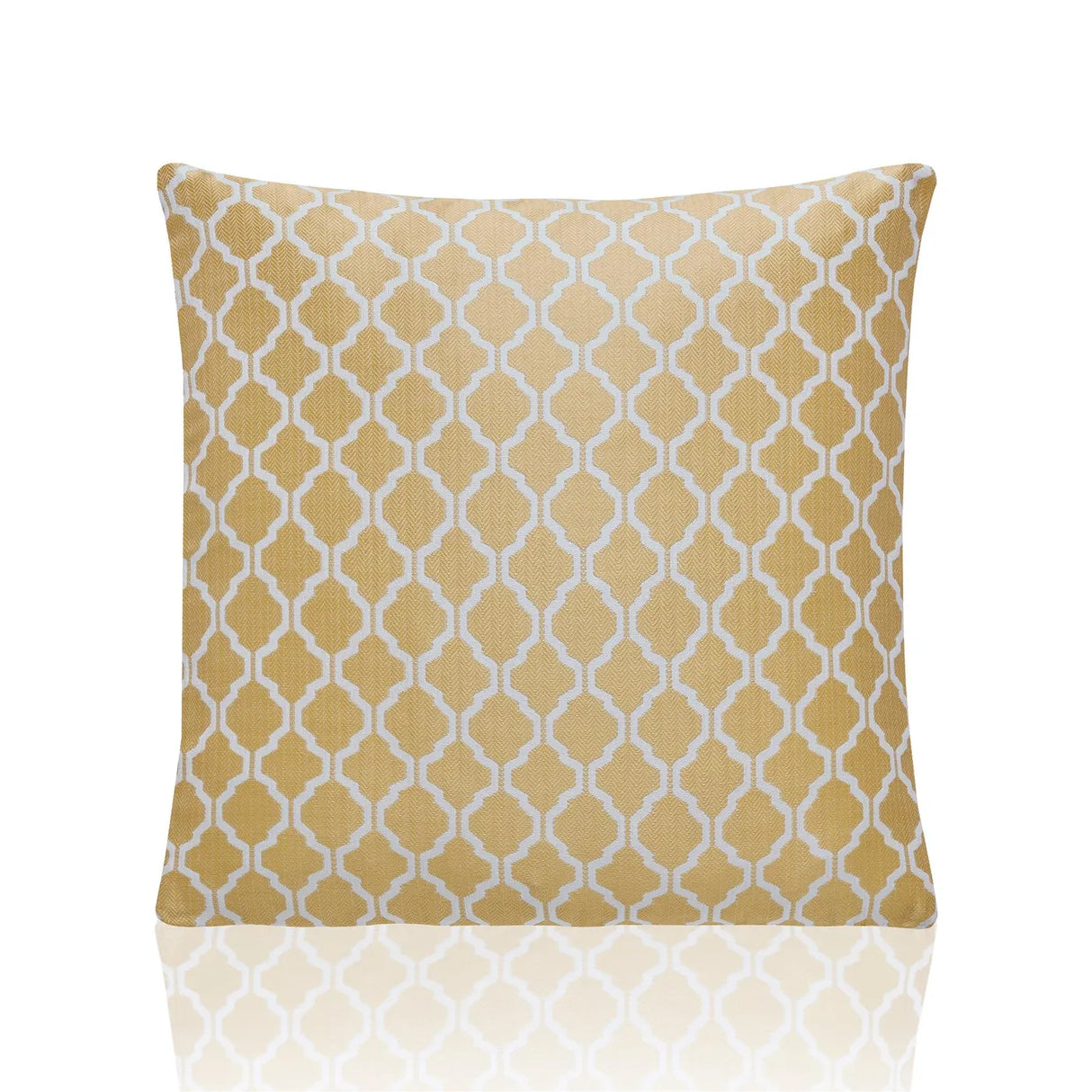 Cotswold Jacquard Cushion Cover 18" x 18" & 22" x 22" - Ochre