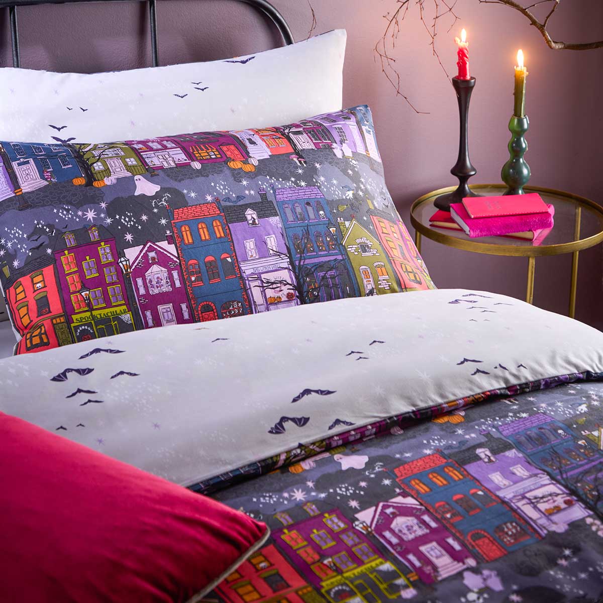 Creepy Town Duvet Cover Set by furn.