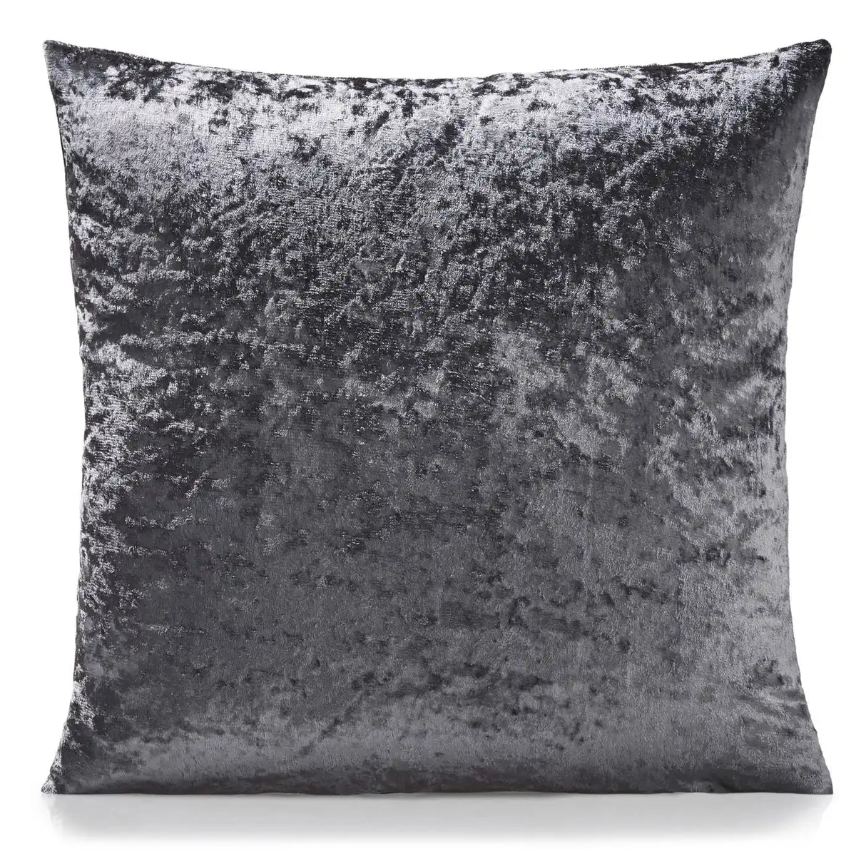 Crushed Velvet Cushion Cover 18" x 18" - Charcoal