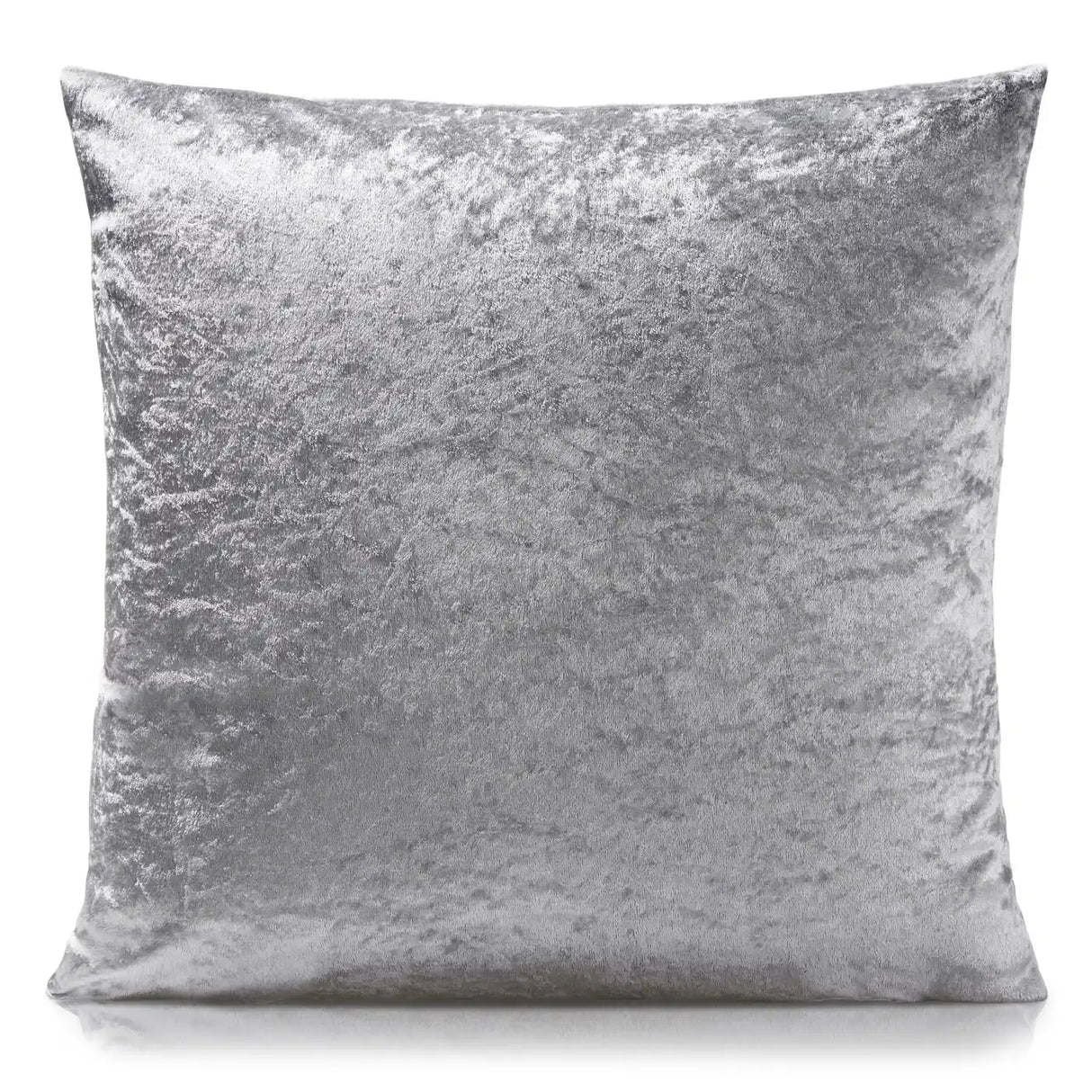 Crushed Velvet Cushion Cover 18" x 18" - Silver