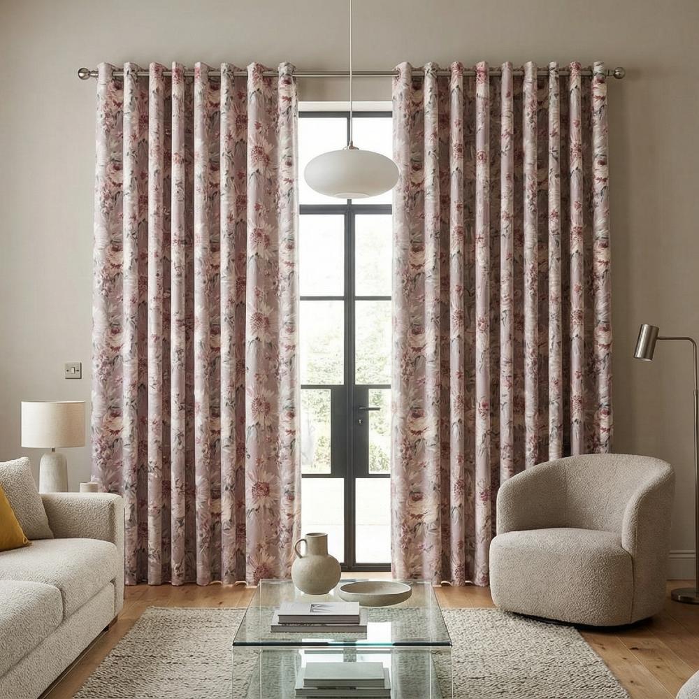 Capri Made to Measure Curtains Blush