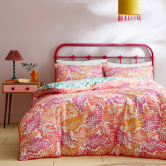 Carmen 100% Cotton Duvet Cover Set - Pink