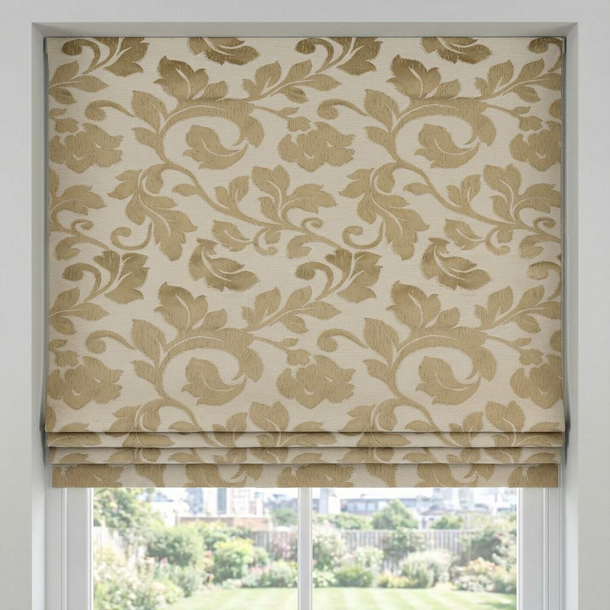 Cascina Made to Measure Roman Blind Gold