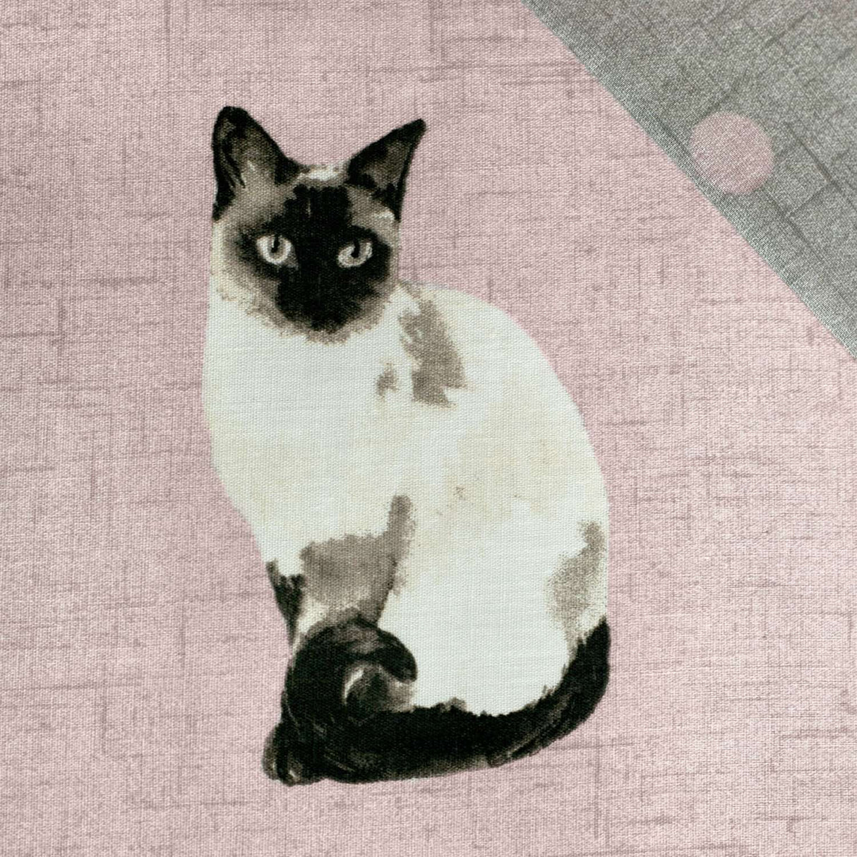 Cats Reversible Polycotton Duvet Cover Set - Blush - Cats Duvet Cover Set In Blush 2