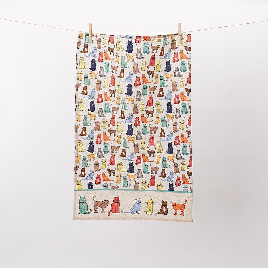 Ulster Weavers Catwalk 100% Cotton Tea Towel - Catwalk Cotton Tea Towel In Multicolour 2