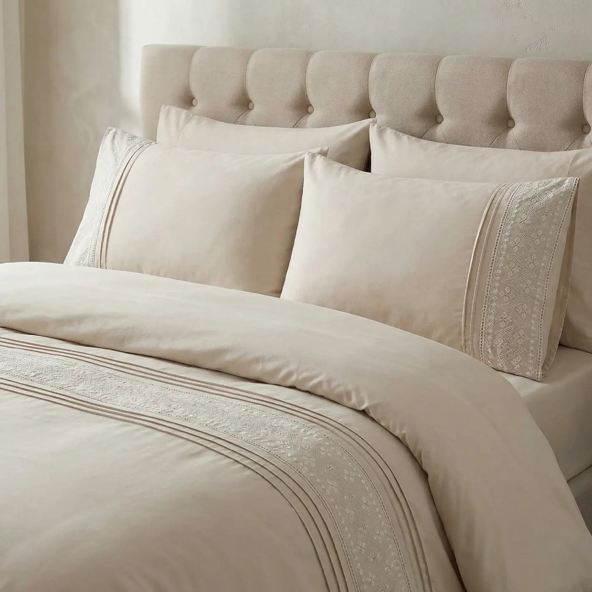 Charlotte Embroidered Duvet Cover Set 2