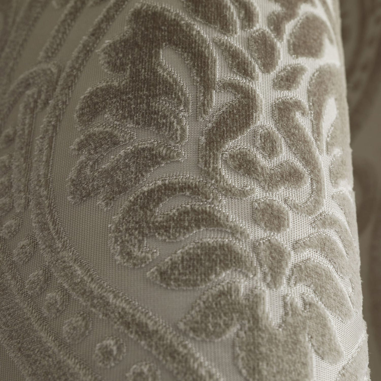 Chateau Jacquard Eyelet Curtains Light Filtering - Natural - Chateau Eyelet Curtains In Natural 4