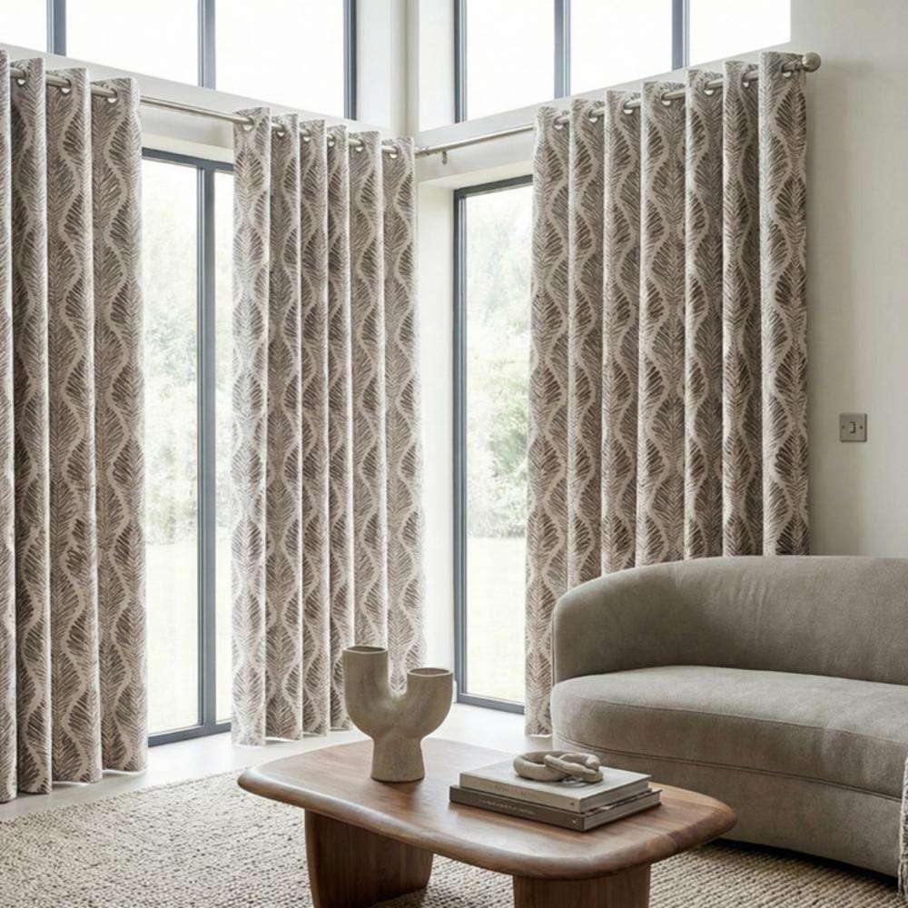 Clarion Brown fabric sample