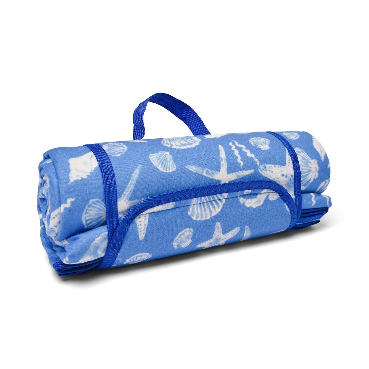 Coastal Bay Picnic Blanket Waterproof Outdoor Rug - Coastal Bay Picnic Blanket In Blue 135 X 150Cm 3