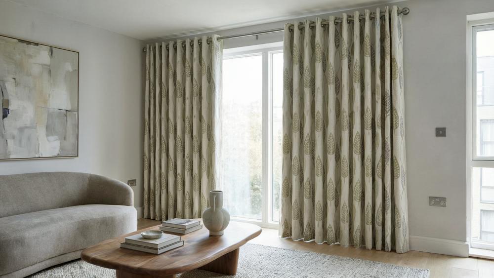Coco Made to Measure Curtains Green 3