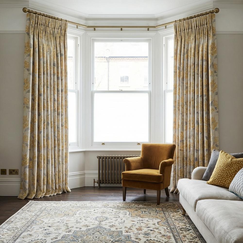 Corsica Gold fabric sample