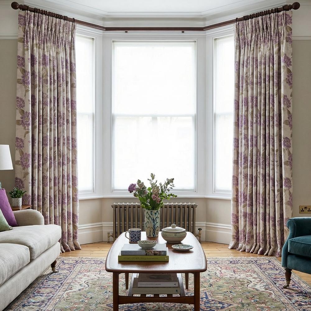 Corsica Mauve fabric sample