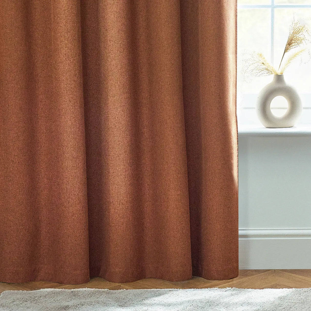 Dawn Lined Blackout Eyelet Curtains by furn.