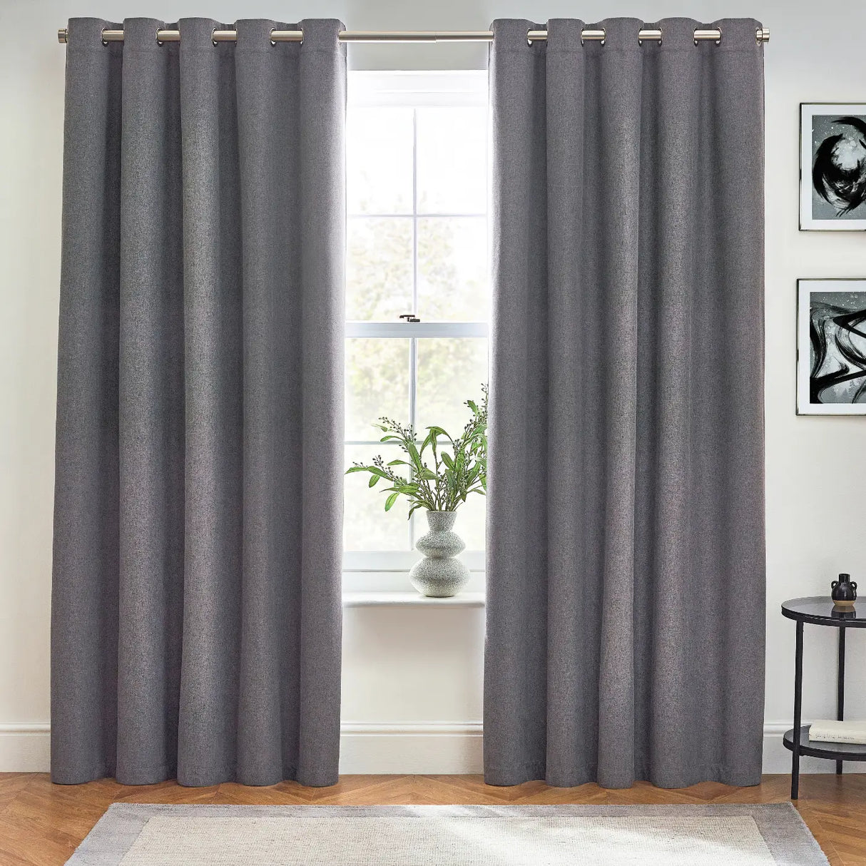 Dawn Lined Blackout Eyelet Curtains by furn.