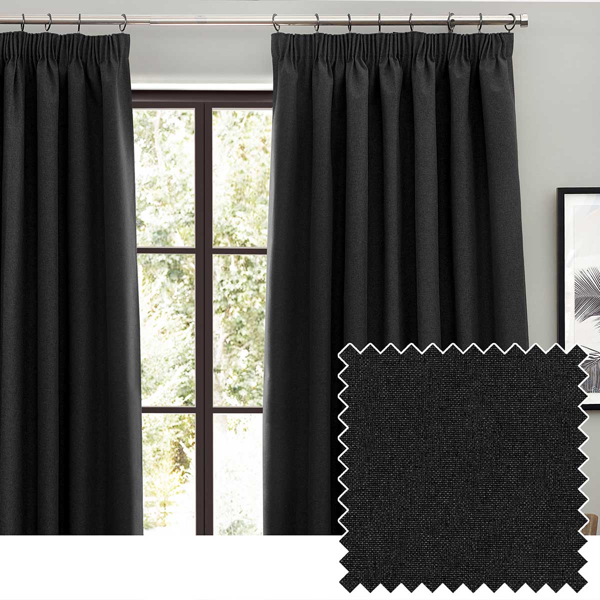 Dawn Lined Tape Top Pencil Pleat Curtains by furn.