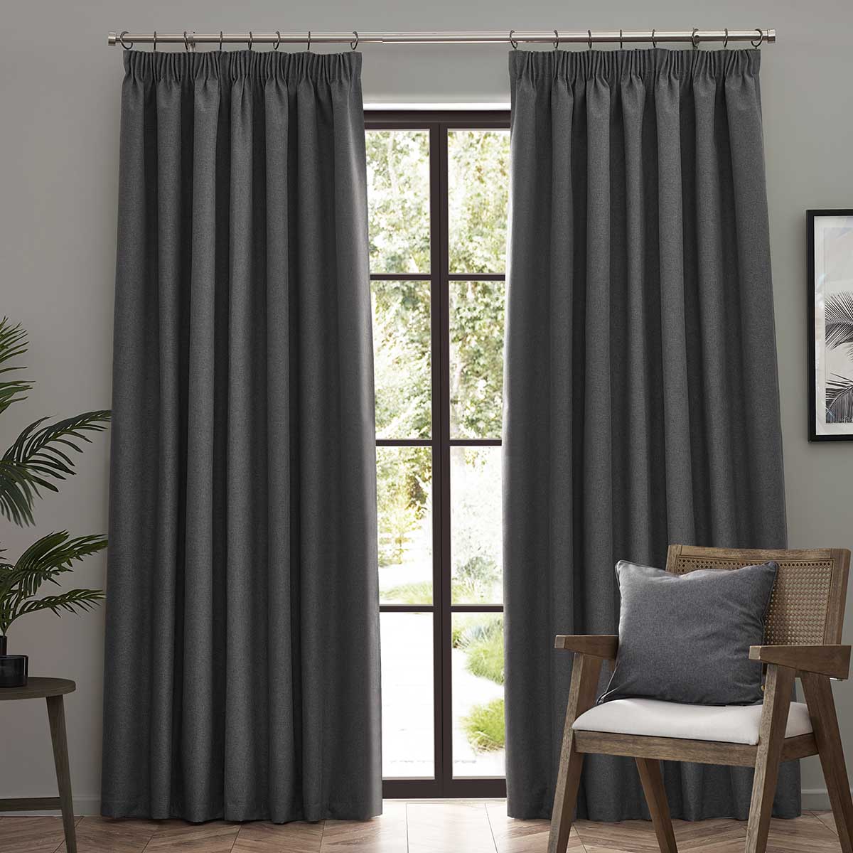 Dawn Lined Tape Top Pencil Pleat Curtains by furn.