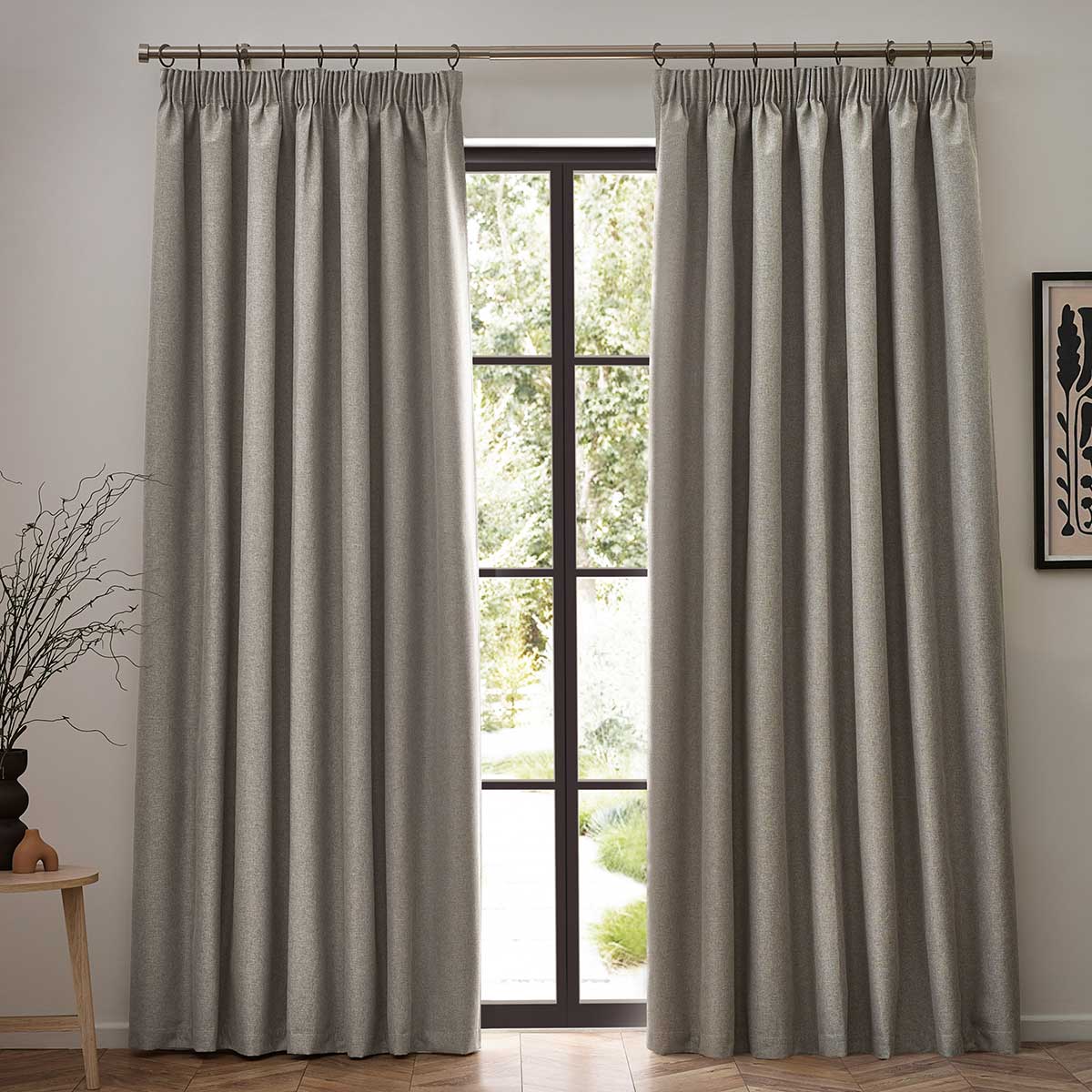 Dawn Lined Tape Top Pencil Pleat Curtains by furn.