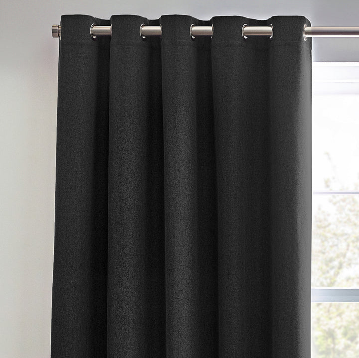Dawn Blackout Lined Eyelet Curtains by furn.