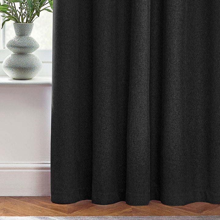 Dawn Blackout Lined Eyelet Curtains by furn.
