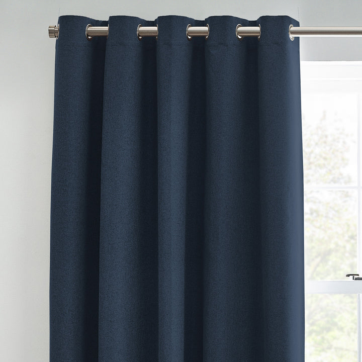 Dawn Blackout Lined Eyelet Curtains by furn.