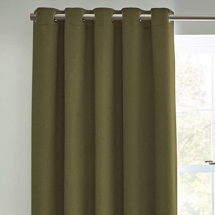 Dawn Blackout Lined Eyelet Curtains by furn.