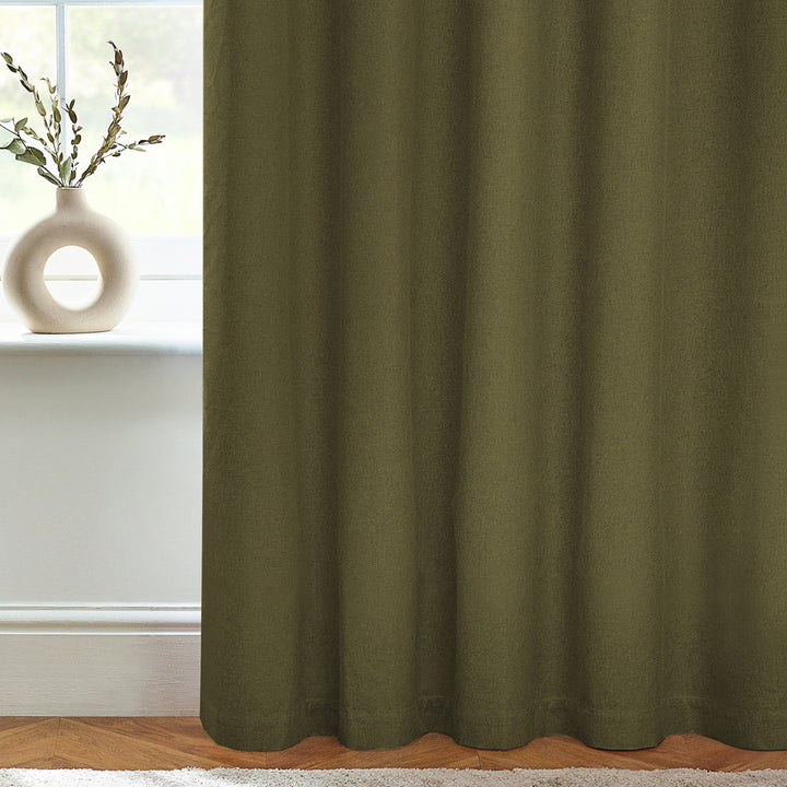 Dawn Blackout Lined Eyelet Curtains by furn.