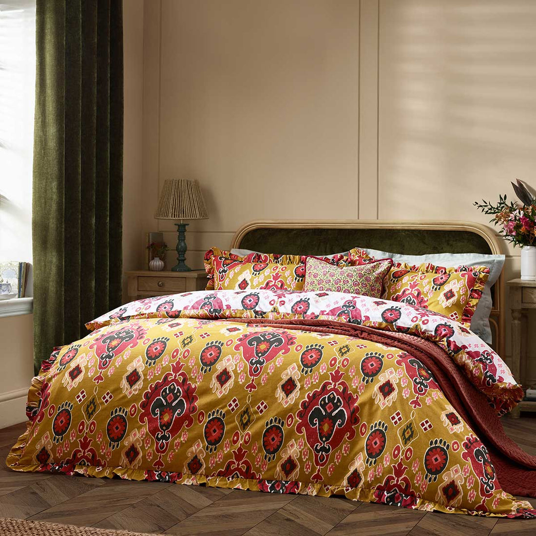 Dawson Amber Duvet Cover Bedding Set