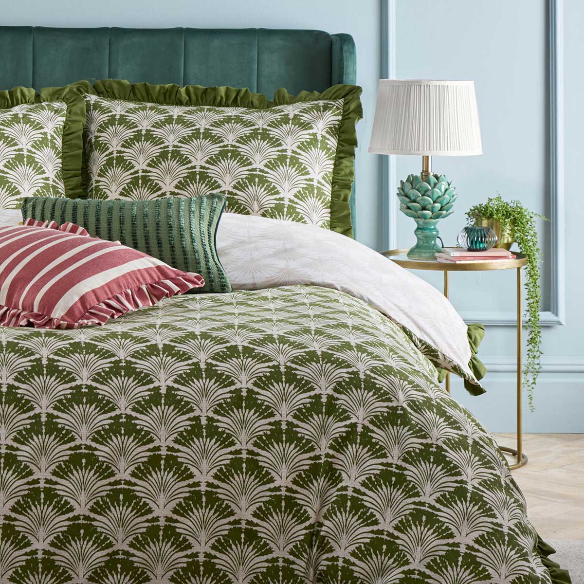 Deco Palm Duvet Cover Set by furn.